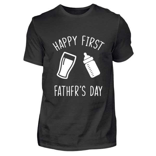 İlk Babalar Günü Tişört, happy first father's day