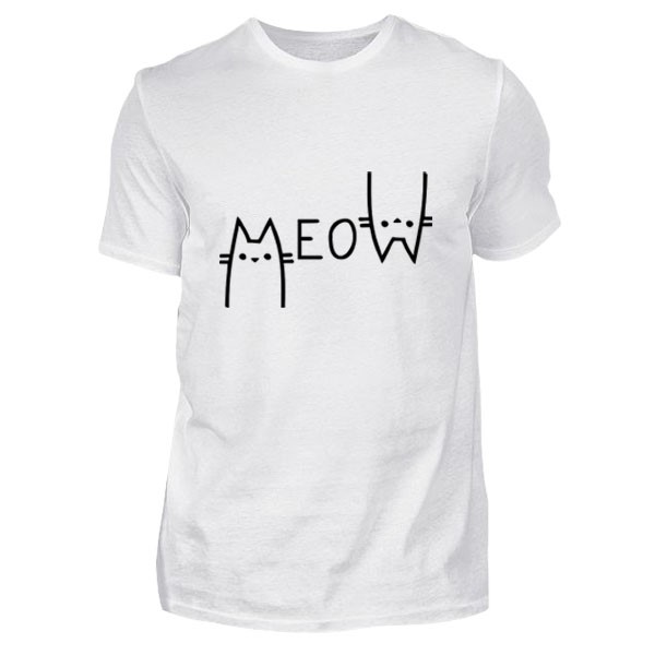 Kedi Meow Tişört 