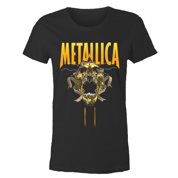 Metallica Skull Tişört, Metal Tişört, Rock Tişört