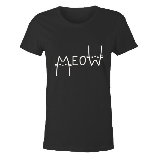 Kedi Meow Tişört 