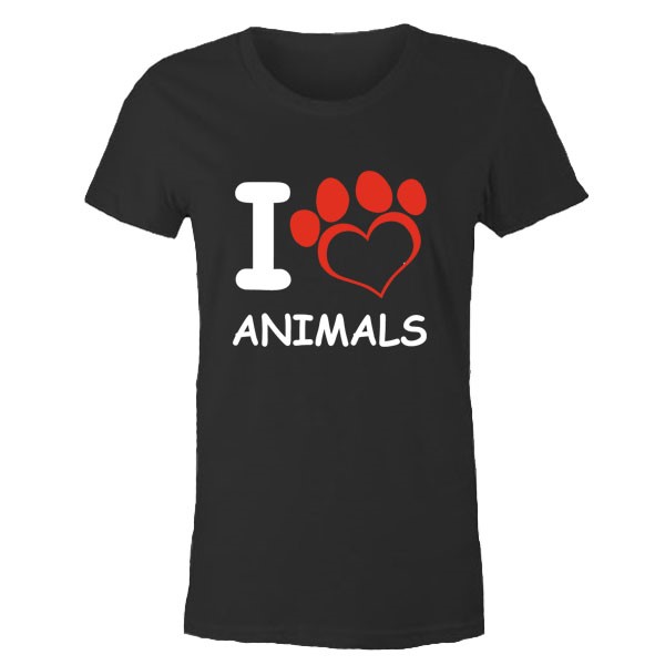 Love Animals Tişört