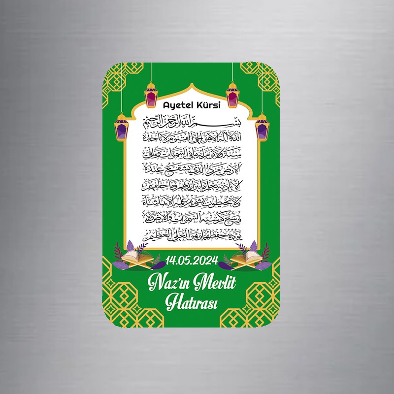 Mevlit Hatırası Magnet, Foto Magnet, Hac Hatırası Magnet