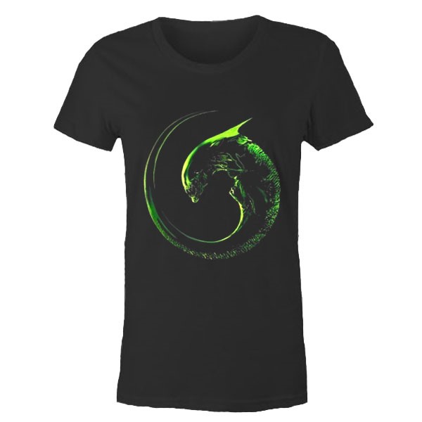 Alien Logolu Tişört, yaratık tişört