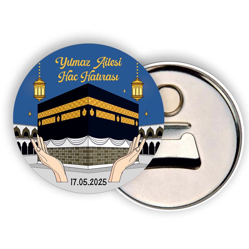 Hac Hatırası Buton Magnet Açacak, Buton Açacak,Magnet Açacak