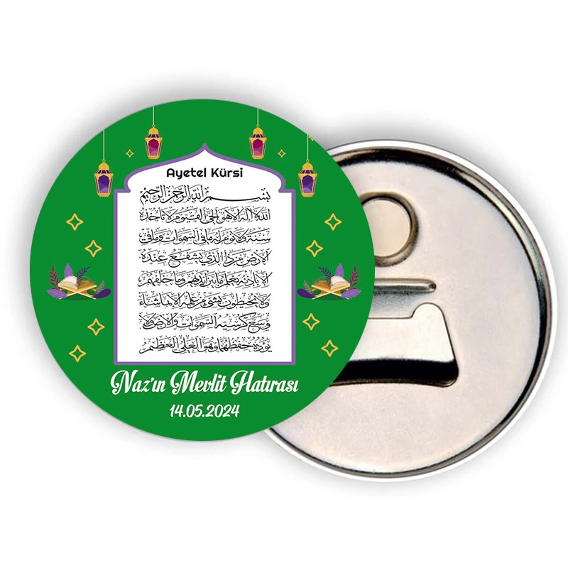 buton magnet açacak, Mevlit Hatırası Hediye, buton açacak