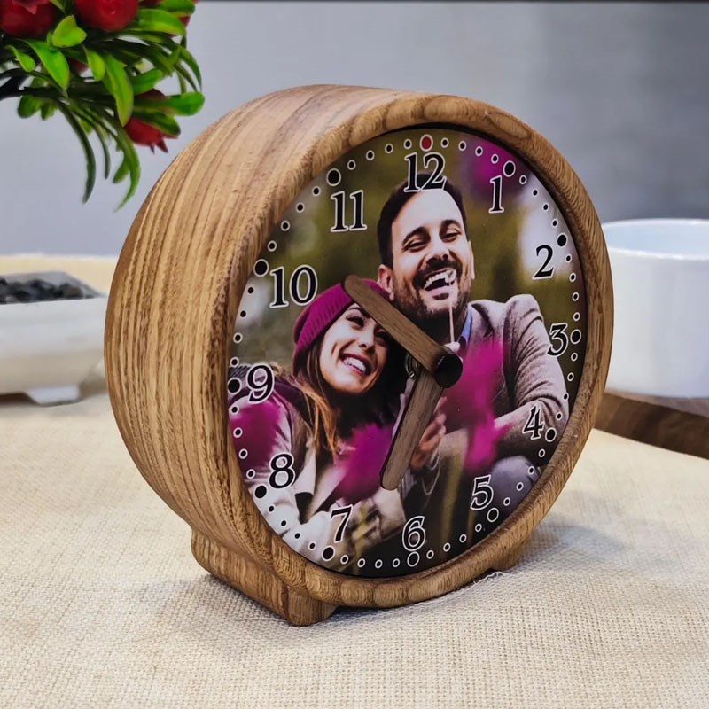 Ofis Hediyesi, Resimli Masa Saati, Yen İş Hediyesi Masa Saat